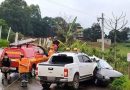 Colisão de Kadett e picape S10 deixa dois mortos em estrada rural de Campestre