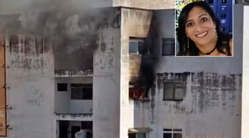 Psicóloga morre carbonizada após incêndio em apartamento no bairro São Vicente, em Itajubá